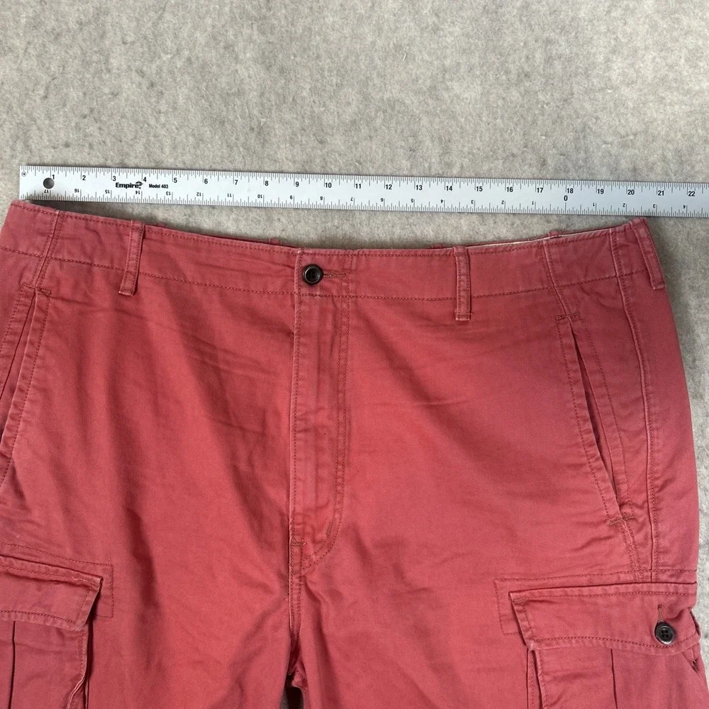 Levi's Shorts Mens 40 Rust‎ Red Cargo Paratrooper White Tab Preppy Casual